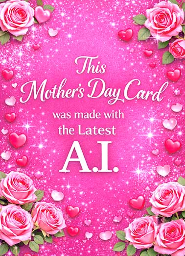 MD AI Card Funny Mother's Day     Merry Christmas